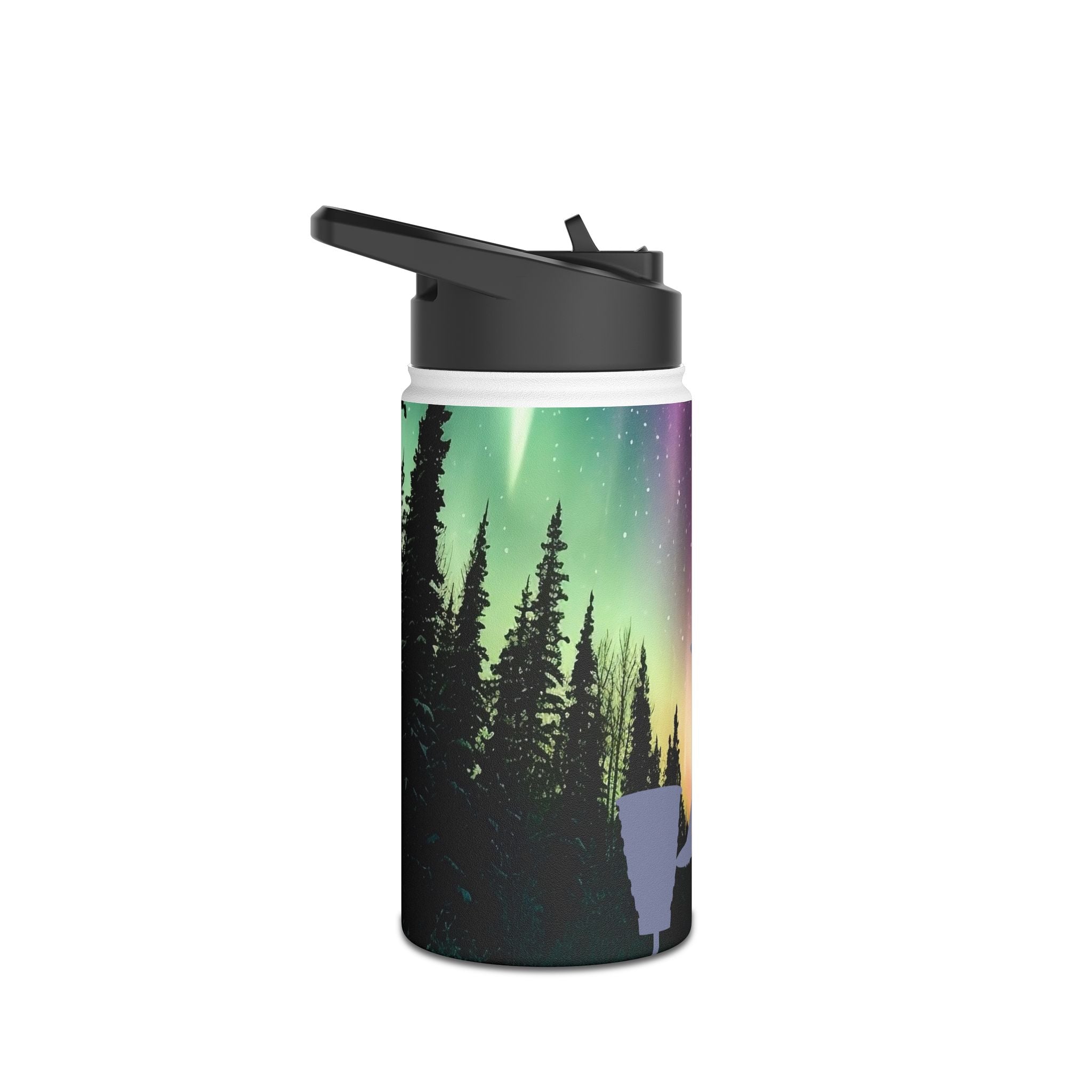 Personalized Disc Golf Stainless Steel Water Bottle – Custom Name Sports Bottle