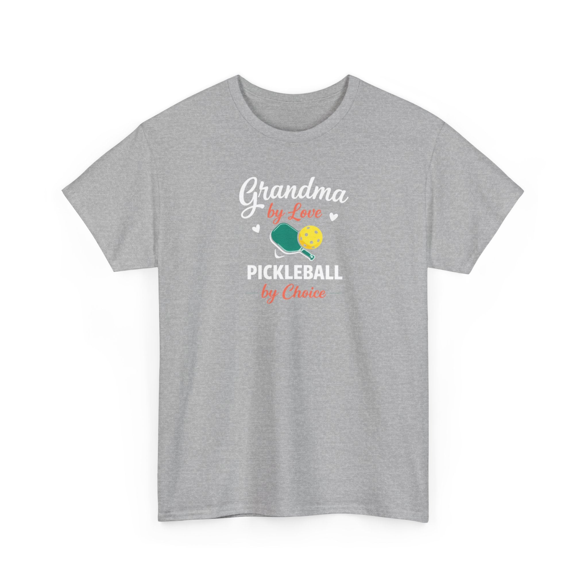 Grandma Pickleball Shirt – Grandma by Love Pickleball by Choice – Funny Nana Gigi Gift for Mother’s Day