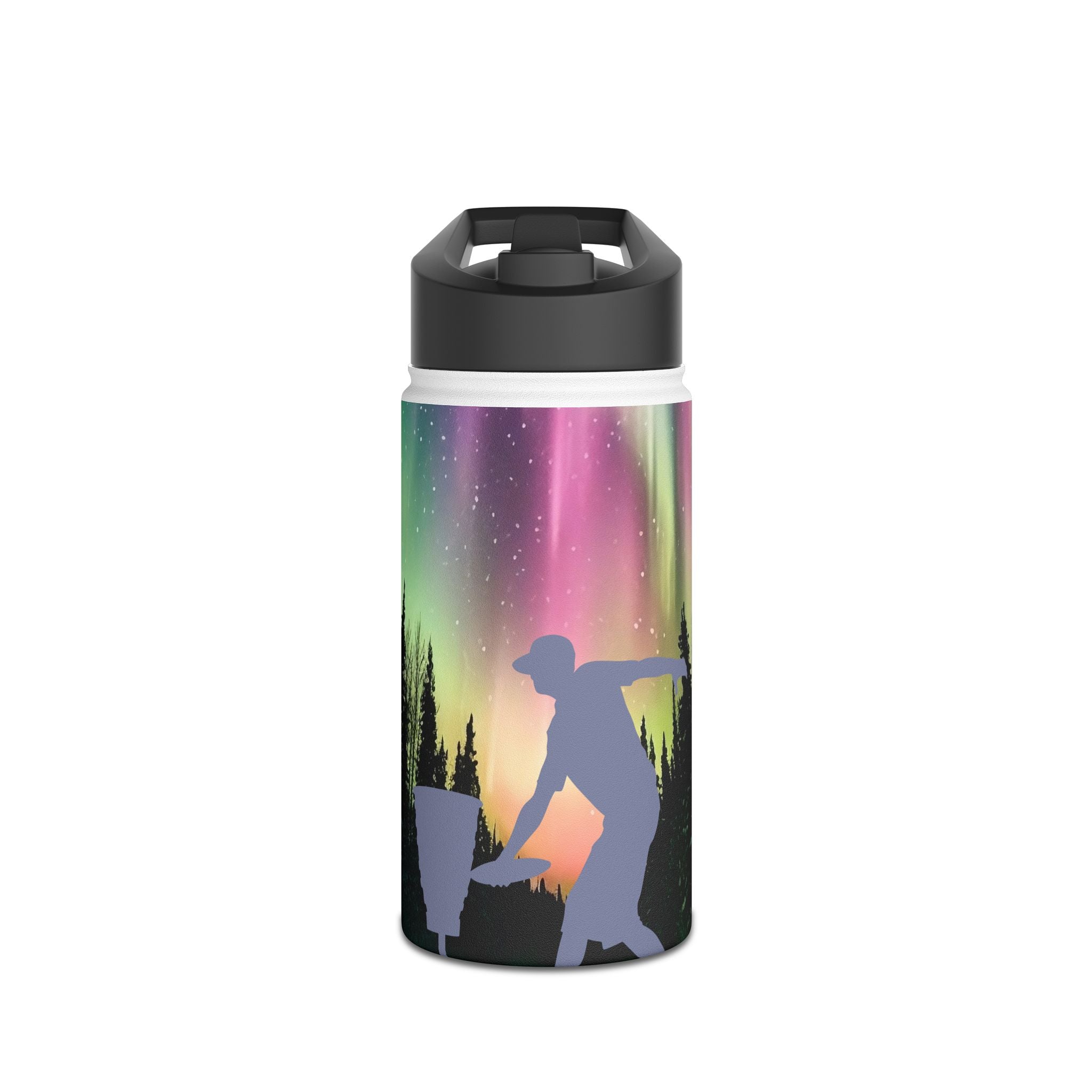 Personalized Disc Golf Stainless Steel Water Bottle – Custom Name Sports Bottle