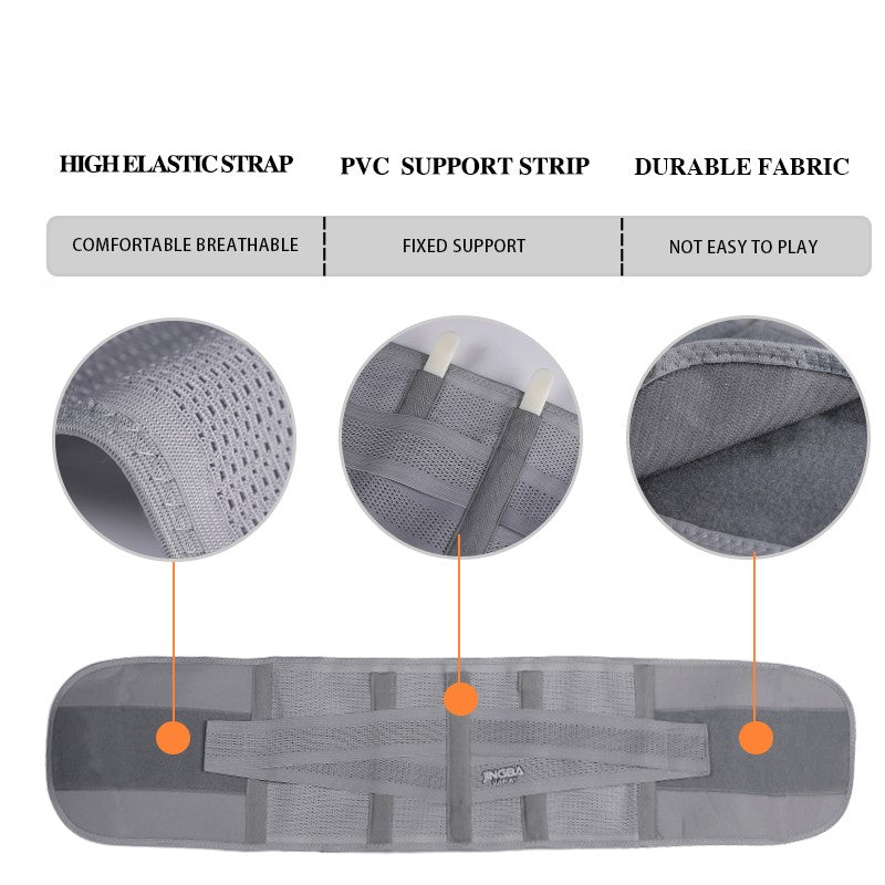 Adjustable Fitness Waist Support Belt for Weightlifting – Lower Back Support for Gym Training and Core Stability