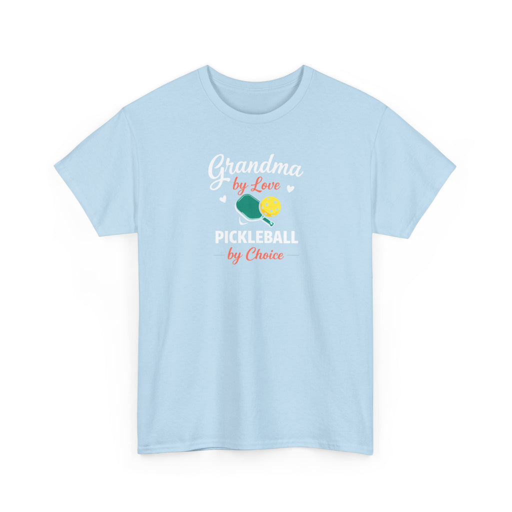 Grandma Pickleball Shirt – Grandma by Love Pickleball by Choice – Funny Nana Gigi Gift for Mother’s Day