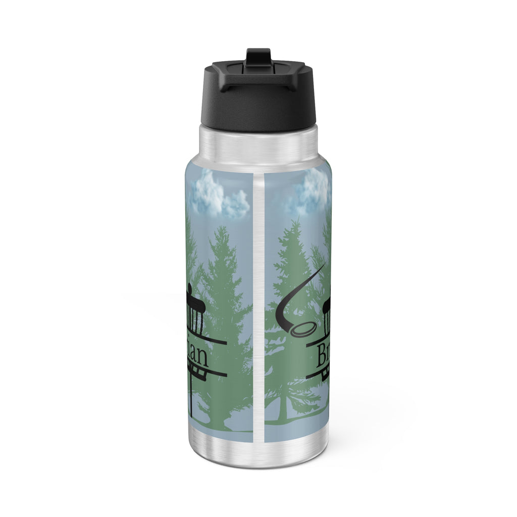 Personalized Disc Golf Stainless Steel Water Bottle – Custom Name Sports Bottle