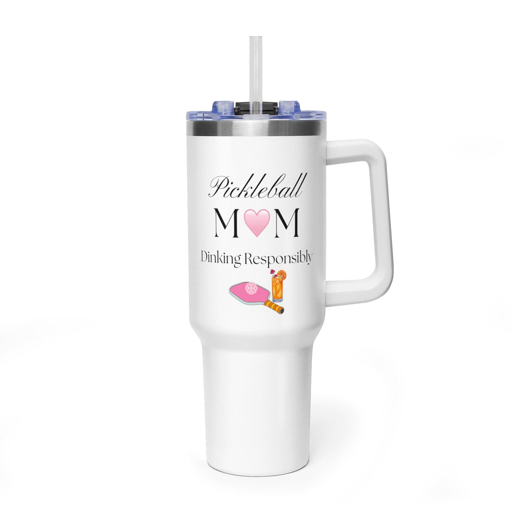 Personalized Pickleball Mom Tumbler – Custom Pickleball Gift for Mother’s Day  Thermal Tumbler, 40oz
