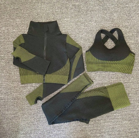 3 Pieces Yoga Set