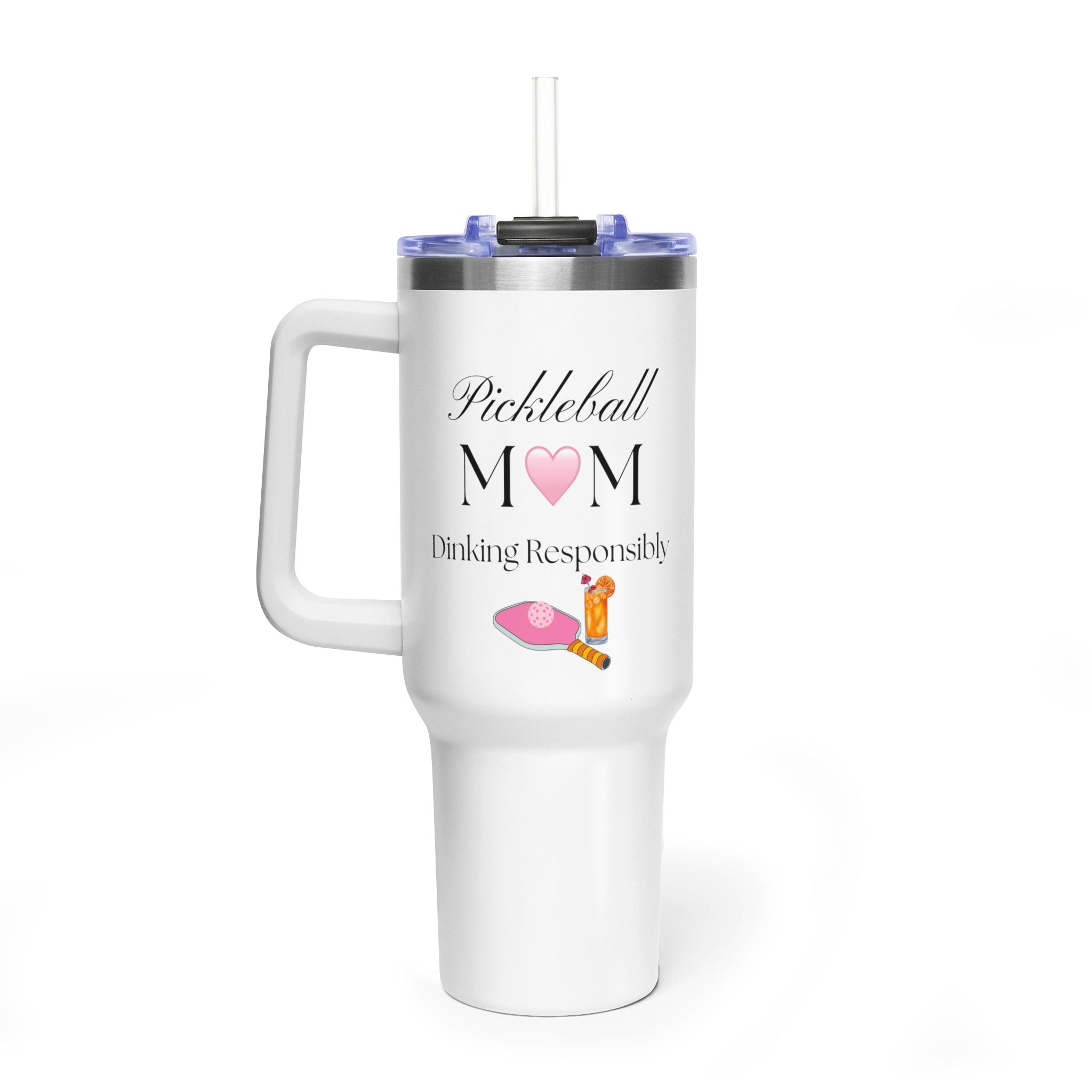 Personalized Pickleball Mom Tumbler – Custom Pickleball Gift for Mother’s Day  Thermal Tumbler, 40oz