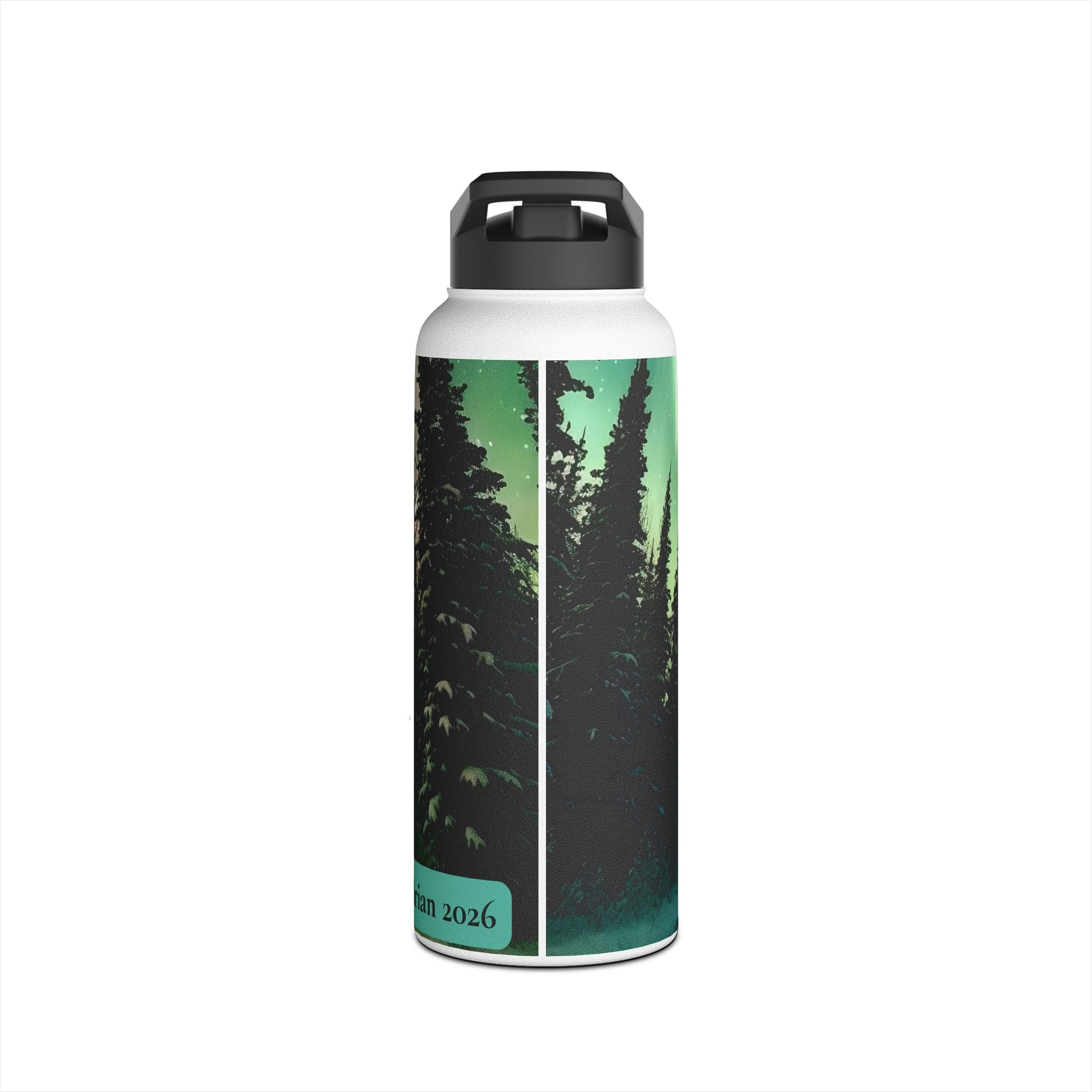 Personalized Disc Golf Stainless Steel Water Bottle – Custom Name Sports Bottle