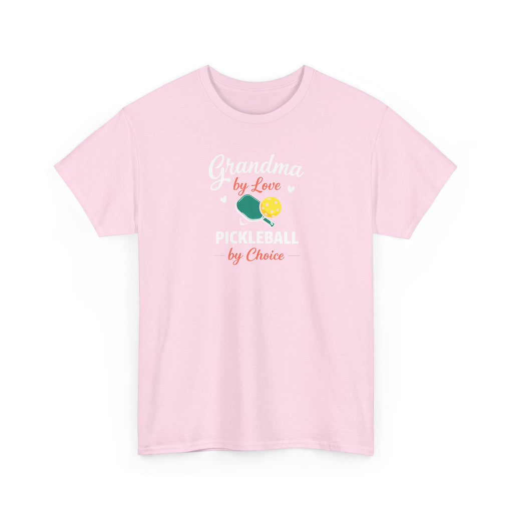 Grandma Pickleball Shirt – Grandma by Love Pickleball by Choice – Funny Nana Gigi Gift for Mother’s Day